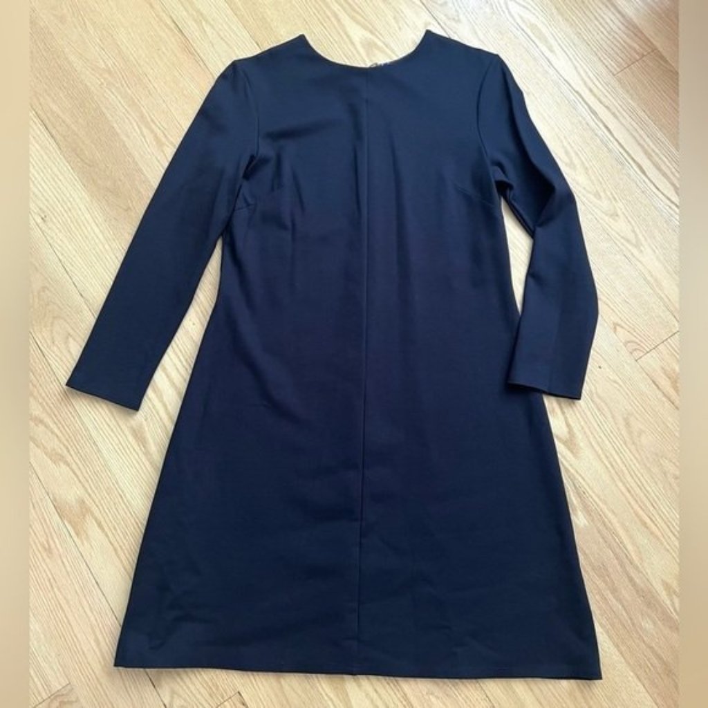 Jude Connally Navy Blue Shift Dress Small